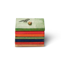  Multicoloured Wooden Coaster Set of 6