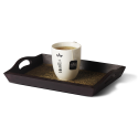 Brass & Wooden Tray – Small